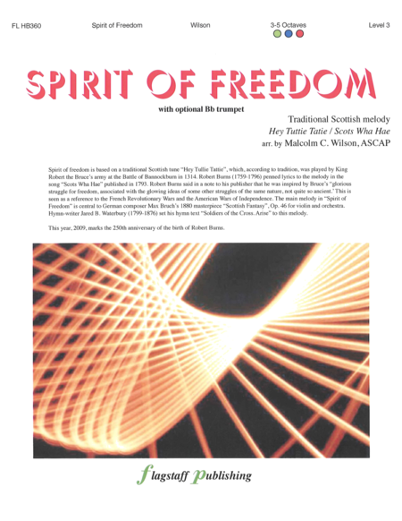 Cover of Spirit of Freedom