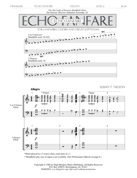 Cover of Echo Fanfare