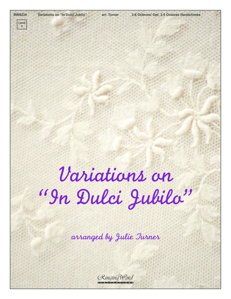 Cover of Variations on In Dulci Jubilo