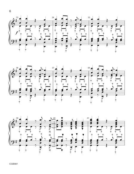 Page 4 of Yesu Ananipenda - Handbell Score