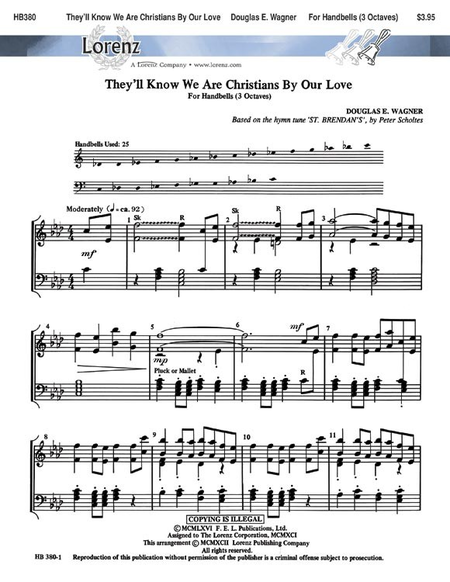 Cover of They'll Know We Are Christians By Our Love