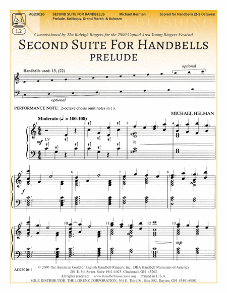 Cover of Second Suite for Handbells