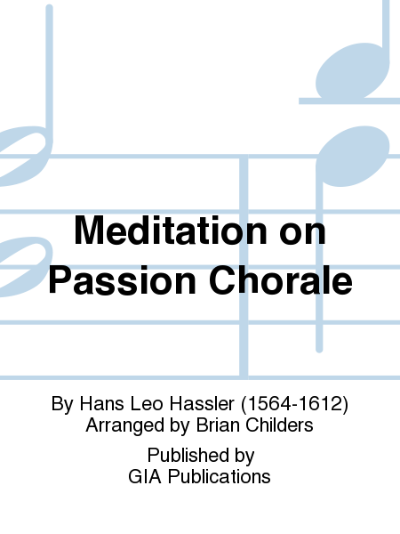 Cover of Meditation on PASSION CHORALE