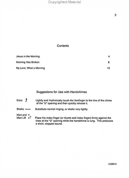 Page 1 of Morning Songs