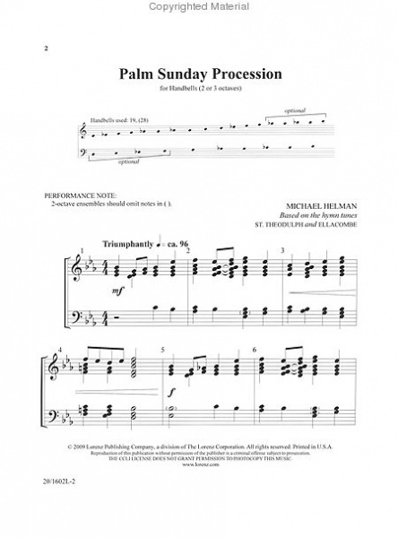 Page 1 of Palm Sunday Procession