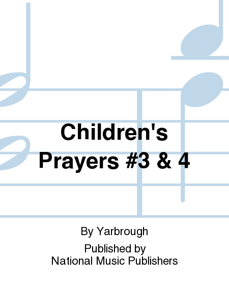Cover of Children's Prayers #3 & 4