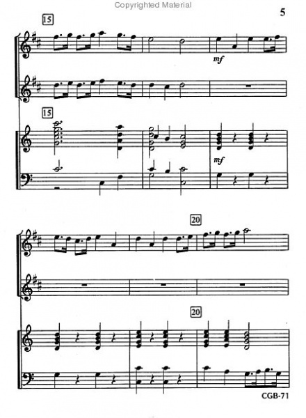 Page 4 of Two Pieces for Handbells and Trumpets